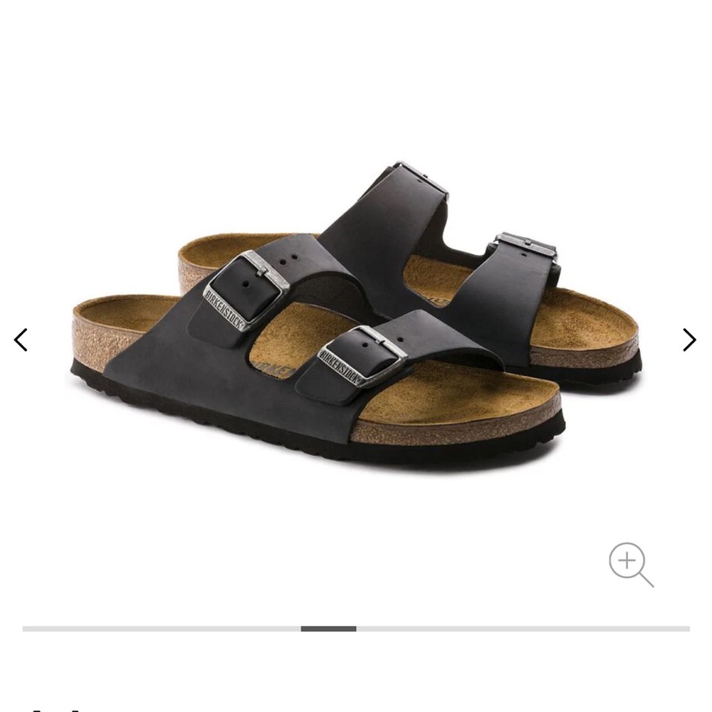 Birkenstock Black Arizona Sandals size 7-7.5